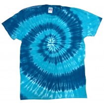 T-Shirt Spirale Blu Tie Dye